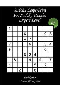 Sudoku Large Print - Expert Level - N°7
