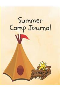 Summer Camp Journal: Vacation Travel Journal with Prompts, Bucket List, Gratitude List, Highlights, Reviews