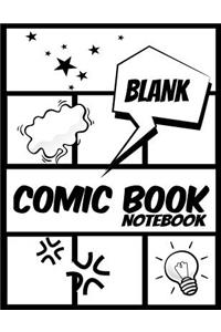 Blank Comic Book Notebook