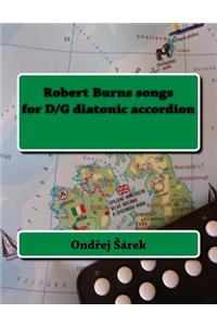 Robert Burns songs for D/G diatonic accordion