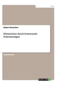 Klimaschutz durch kommunale Solarsatzungen