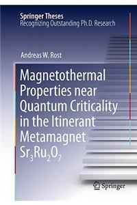 Magnetothermal Properties Near Quantum Criticality in the Itinerant Metamagnet Sr3ru2o7