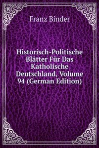 HISTORISCH-POLITISCHE BL  TTER F R DAS