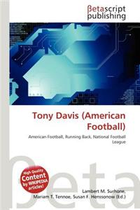 Tony Davis (American Football)