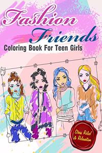 Fashion Coloring Book For Girls