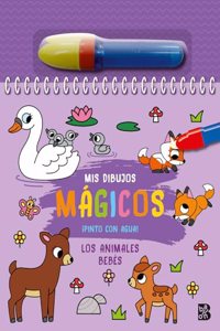 PINTO CON AGUA-LOS ANIMALES BEBES