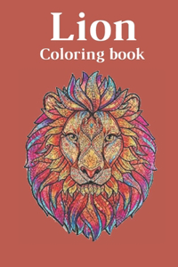 Lion Coloring Book For Adults