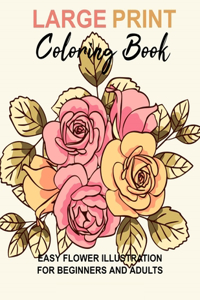 Large Print Coloring Book