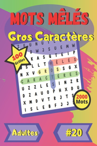 Mots mêlés Gros Caractères #20