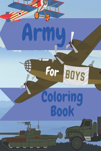 Army Coloring Book For Boys