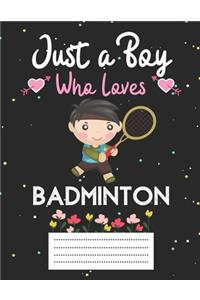 Just a boy who loves badminton