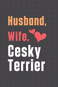 Husband, Wife, Cesky Terrier
