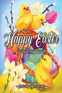Happy Easter Coloring Book