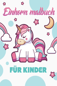 Einhorn Malbuch Für Kinder