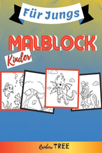 Kinder Malblock - Für Jungs
