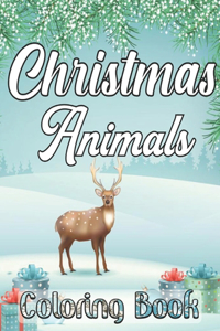 Christmas Animals Coloring Book