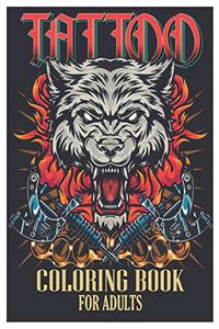 Tattoo Coloring Book for Adults
