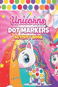 Dot Markers Activity Book Unicorns