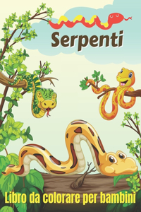 Serpenti Libro da colorare per bambini