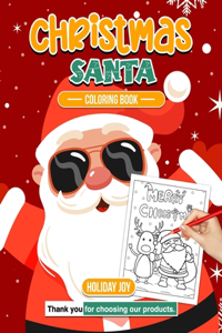 Christmas Santa Coloring Book