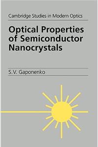 Optical Properties of Semiconductor Nanocrystals