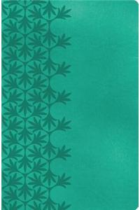 NKJV, Super Giant Print Reference Bible, Giant Print, Leathersoft, Turquoise, Red Letter Edition