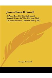 James Russell Lowell