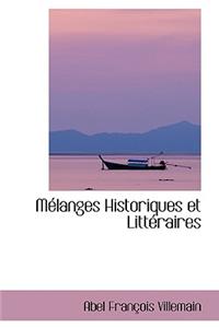 Maclanges Historiques Et Littacraires