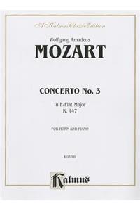 Mozart Concerto No. 3 in E-Flat Major, K. 447