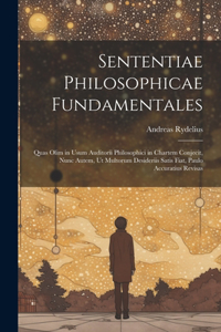 Sententiae Philosophicae Fundamentales