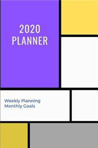 2020 Planner Weekly Planning Monthly Goals