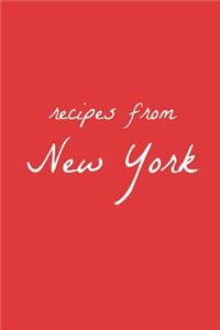 Recipes from New York