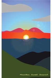 Mountain Sunset Journal