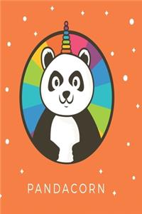 Pandacorn - orange pink edition