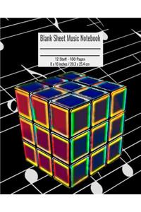 Blank Sheet Music Notebook