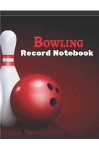 Bowling Record Notebook