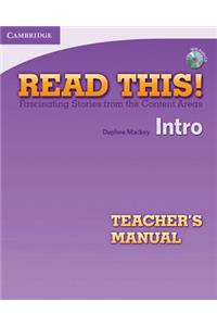 Read This! Intro Teacher's Manual with Audio CD