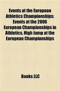Events at the European Athletics Championships