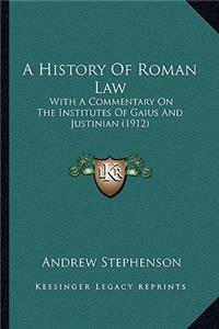 History Of Roman Law