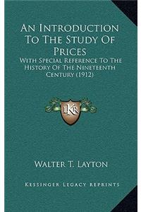 Introduction To The Study Of Prices