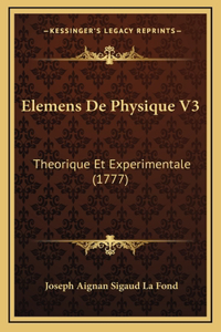 Elemens De Physique V3