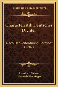 Characteristik Deutscher Dichter