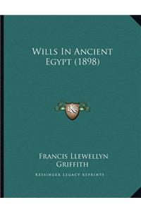 Wills In Ancient Egypt (1898)