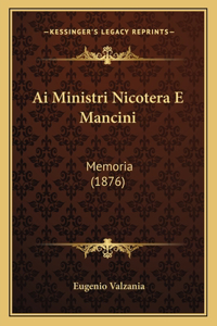 Ai Ministri Nicotera E Mancini
