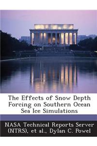 The Effects of Snow Depth Forcing on Southern Ocean Sea Ice Simulations