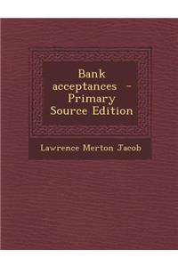 Bank Acceptances