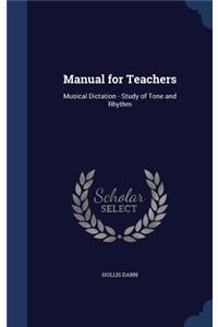 Manual for Teachers