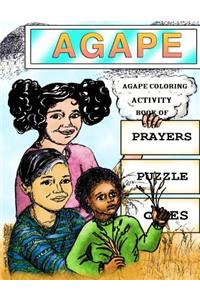 Agape Coloring Activity Book Of Prayers Puzzle Games