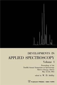 Developments in Applied Spectroscopy Volume 1