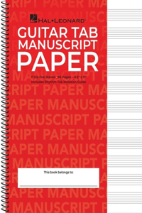 Guitar Tab Manuscript Paper